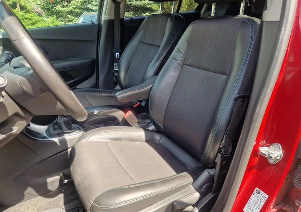 Chevrolet Trax cena 35999 przebieg: 124000, rok produkcji 2014 z Bieruń małe 172